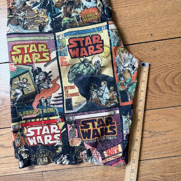 Star Wars Mens Swim Trunks SZ XL Bathing Suit Comic Bathing Suit Quick Dry Mesh - Picture 4 of 4